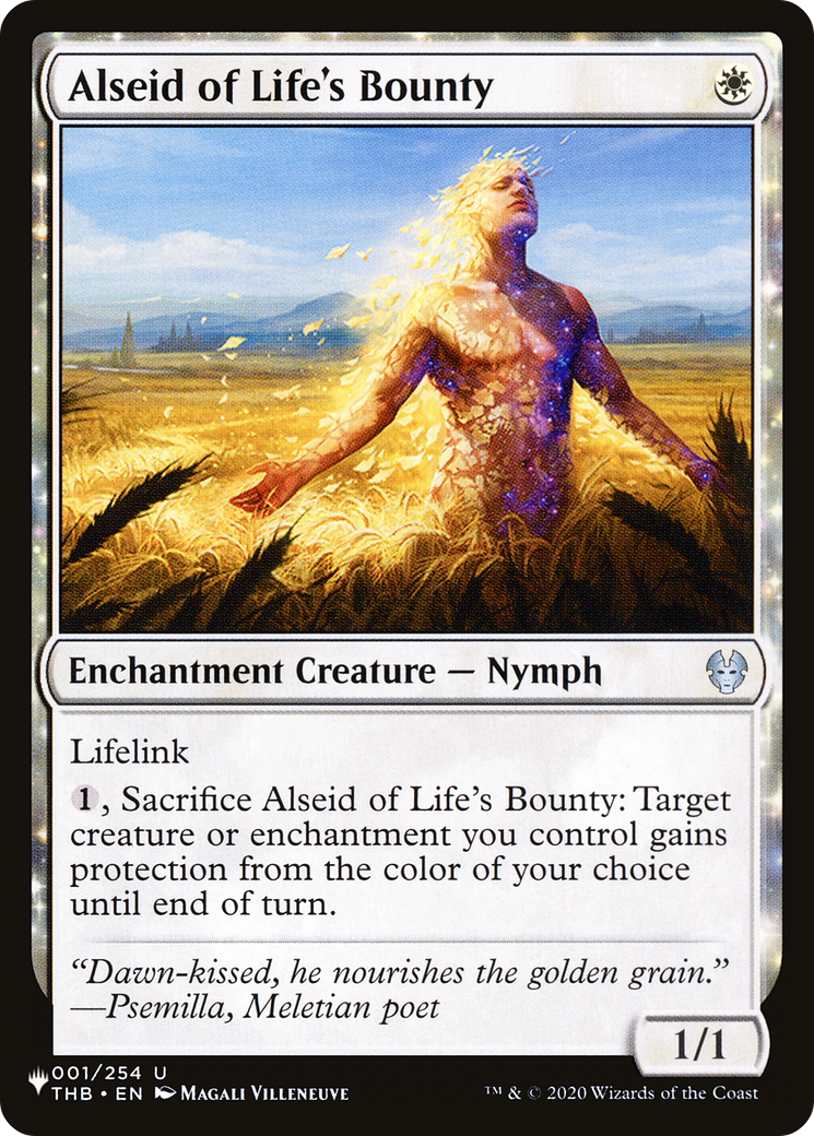 Alseid of Life's Bounty [The List Reprints] | Devastation Store