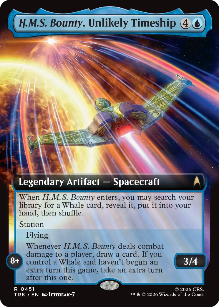 H.M.S. Bounty, Unlikely Timeship (Extended Art) [Star Trek] | Devastation Store