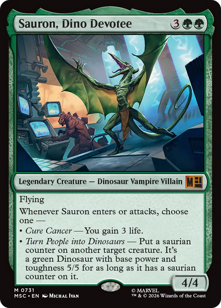 Sauron, Dino Devoteee [Marvel Super Heroes Commander] | Devastation Store