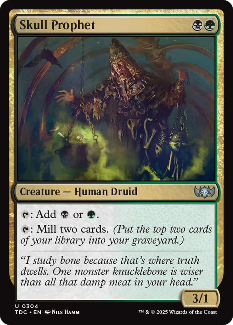 Skull Prophet [Tarkir: Dragonstorm Commander] | Devastation Store