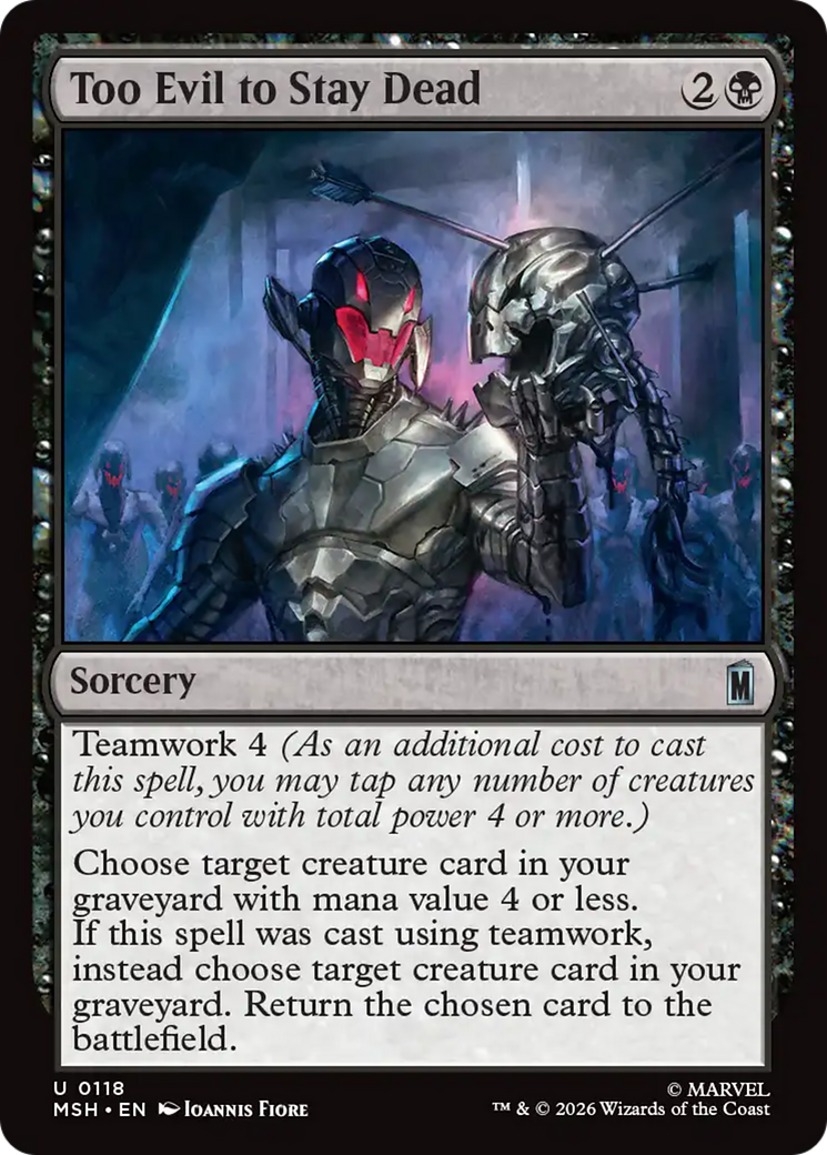 Too Evil to Stay Dead [Marvel Super Heroes] | Devastation Store