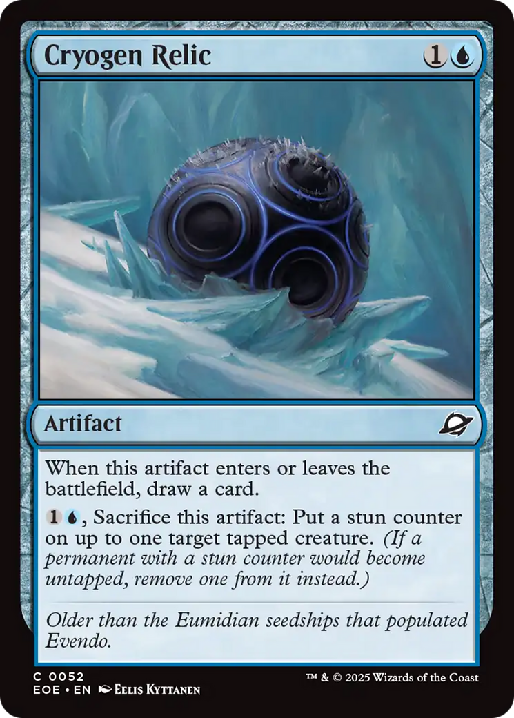 Cryogen Relic [Edge of Eternities] | Devastation Store