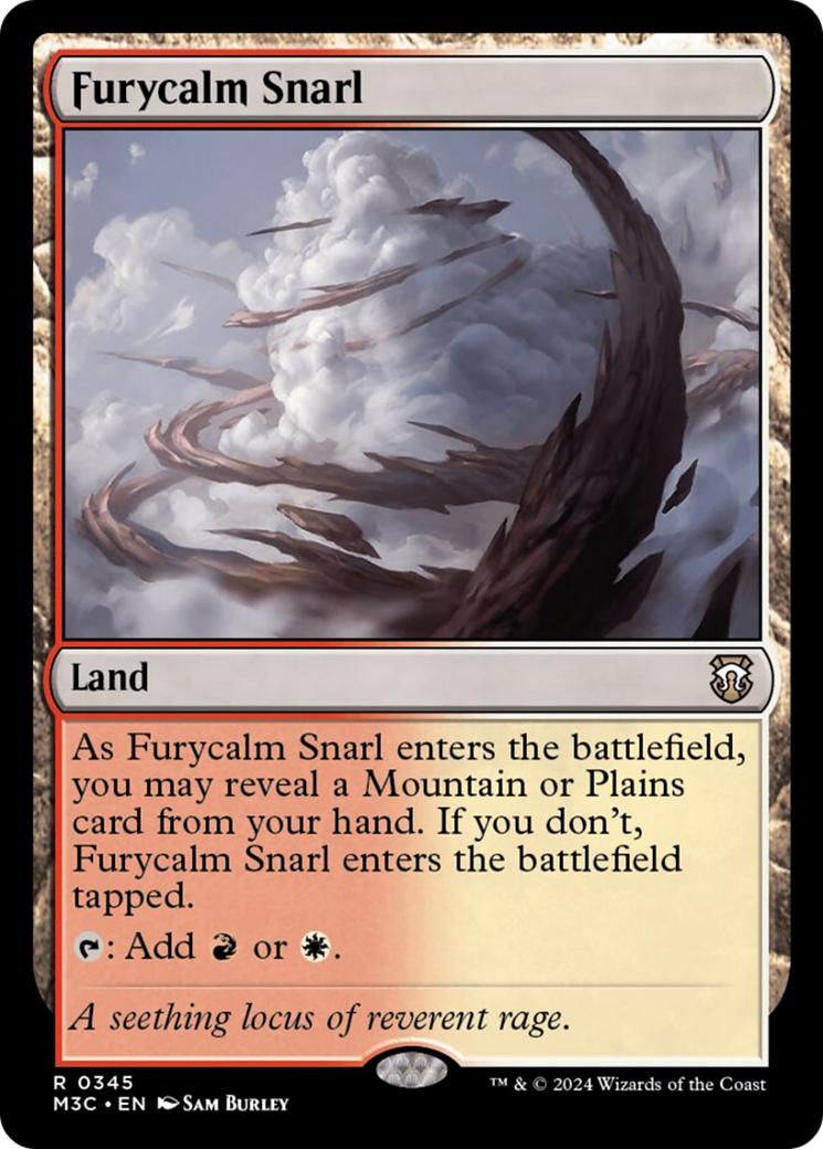 Furycalm Snarl (Ripple Foil) [Modern Horizons 3 Commander] | Devastation Store