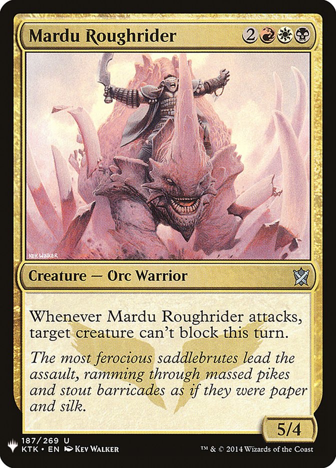 Mardu Roughrider [Mystery Booster] | Devastation Store
