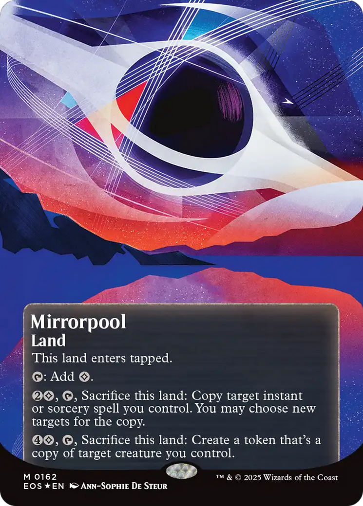 Mirrorpool (0162) (Borderless) (Galaxy Foil) [Edge of Eternities: Stellar Sights] | Devastation Store