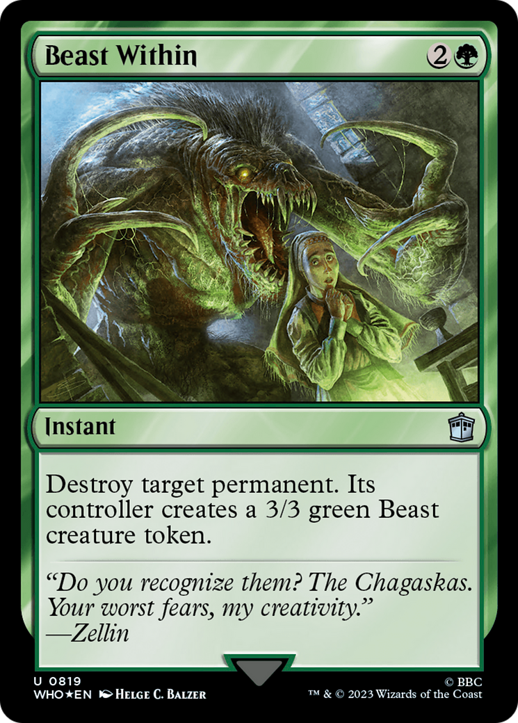 Beast Within (Surge Foil) [Doctor Who] | Devastation Store