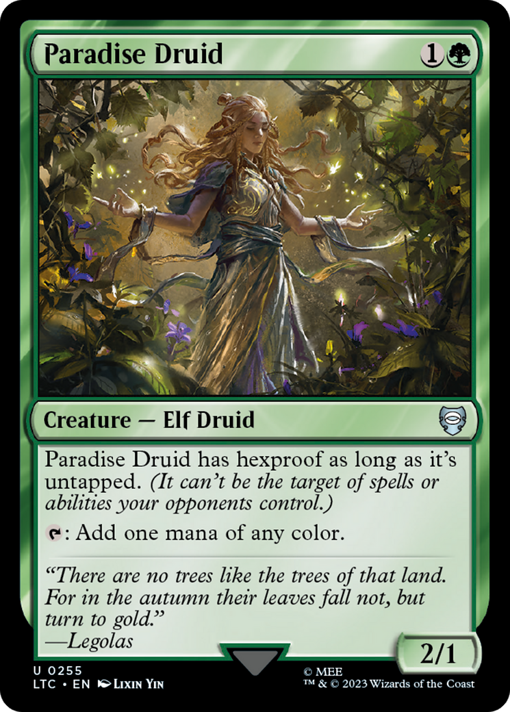 Paradise Druid [The Lord of the Rings: Tales of Middle-Earth Commander] | Devastation Store