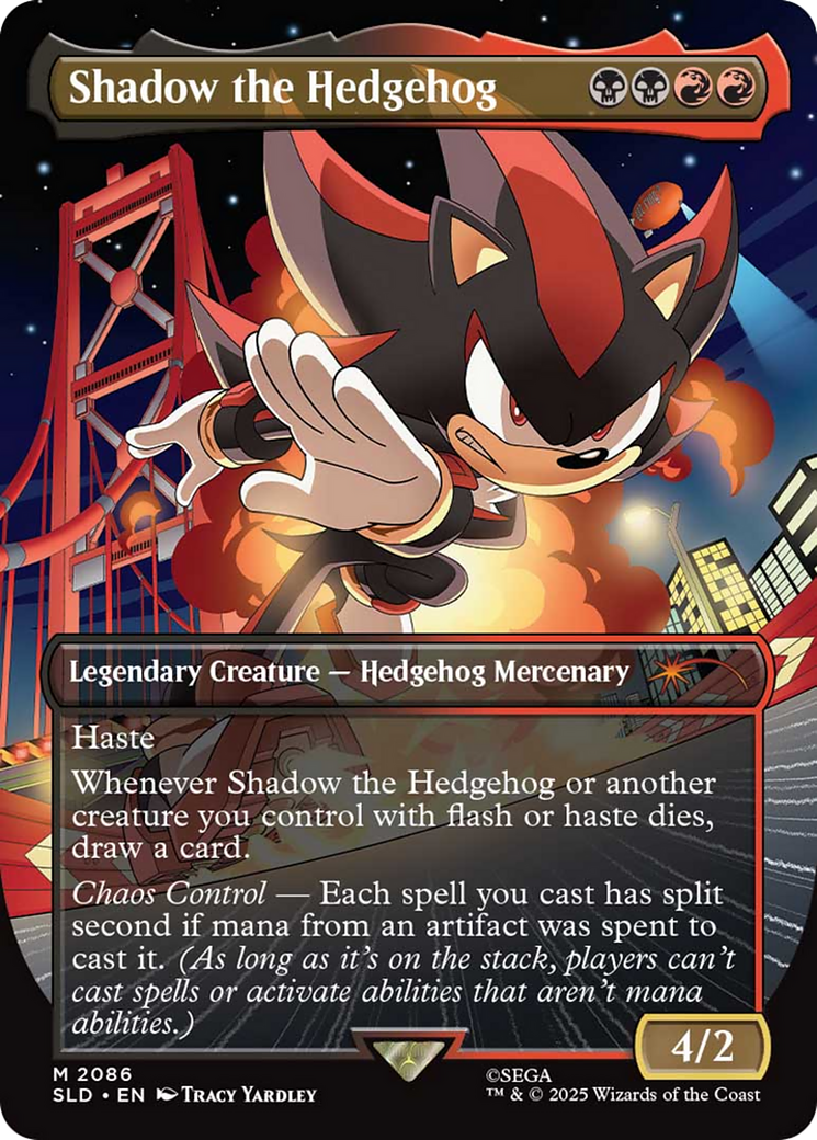 Shadow the Hedgehog (Rainbow Foil) [Secret Lair Drop Series] | Devastation Store