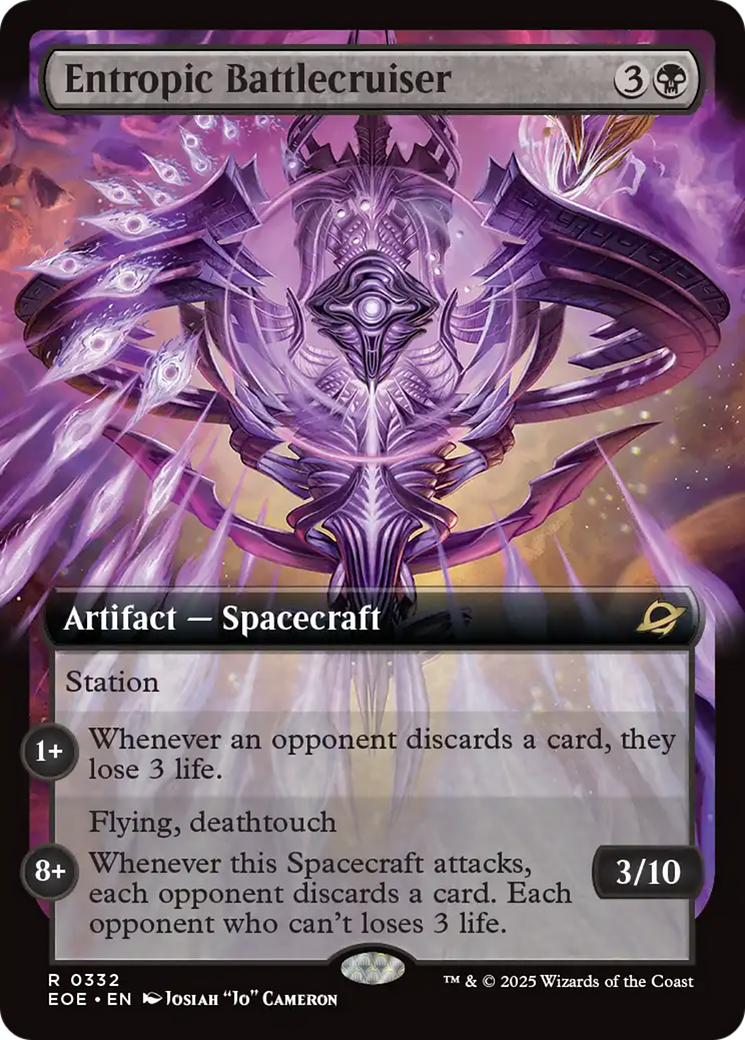 Entropic Battlecruiser (Extended Art) [Edge of Eternities] | Devastation Store