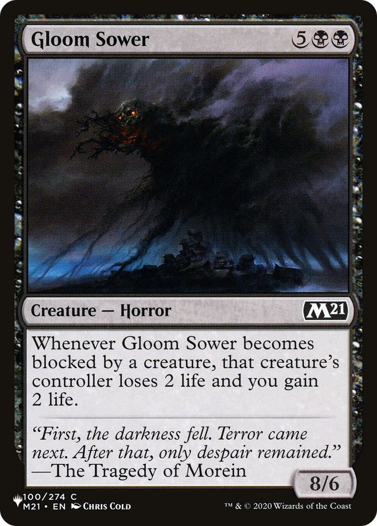 Gloom Sower [The List Reprints] | Devastation Store