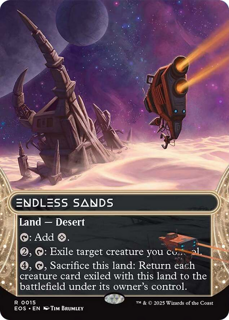 Endless Sands (0008) (Borderless) [Edge of Eternities: Stellar Sights] | Devastation Store