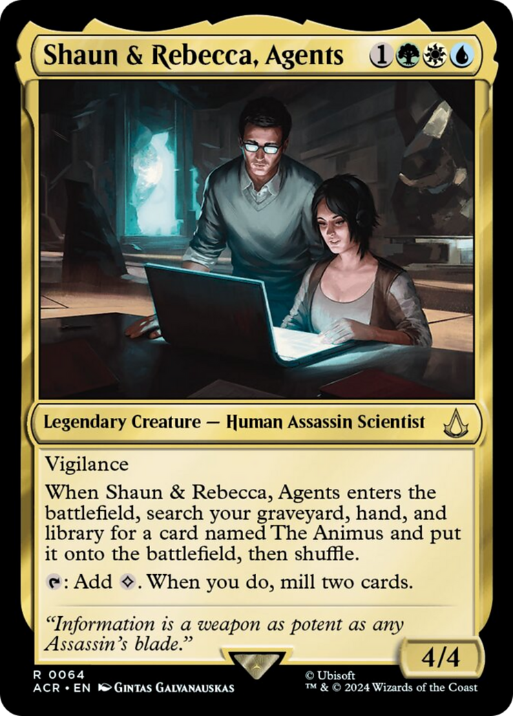 Shaun & Rebecca, Agents [Assassin's Creed] | Devastation Store