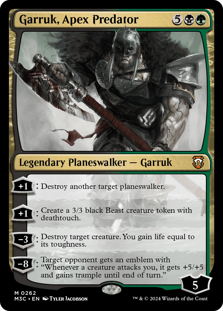 Garruk, Apex Predator (Ripple Foil) [Modern Horizons 3 Commander] | Devastation Store