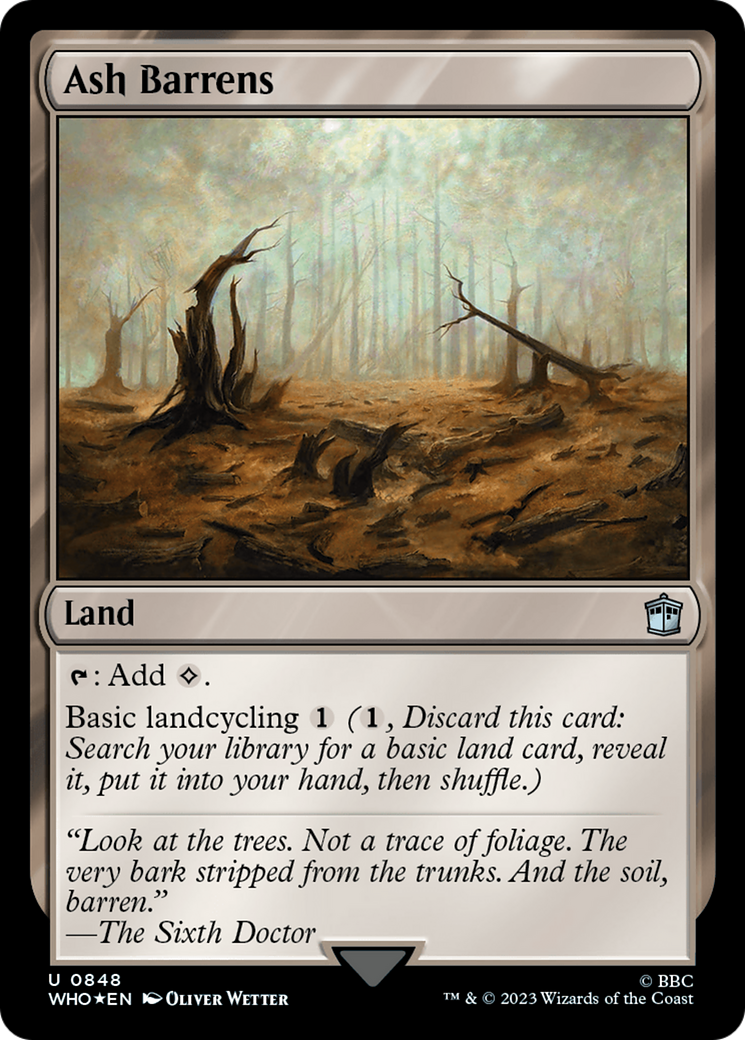 Ash Barrens (Surge Foil) [Doctor Who] | Devastation Store