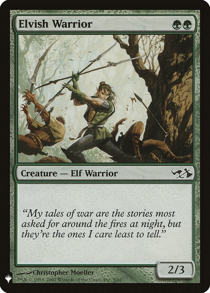 Elvish Warrior [Mystery Booster] | Devastation Store