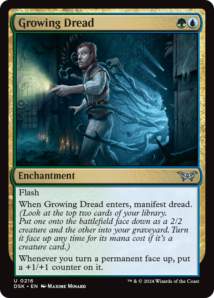 Growing Dread [Duskmourn: House of Horror] | Devastation Store