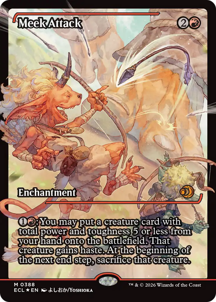 Meek Attack (388) (Showcase) [Lorwyn Eclipsed] | Devastation Store