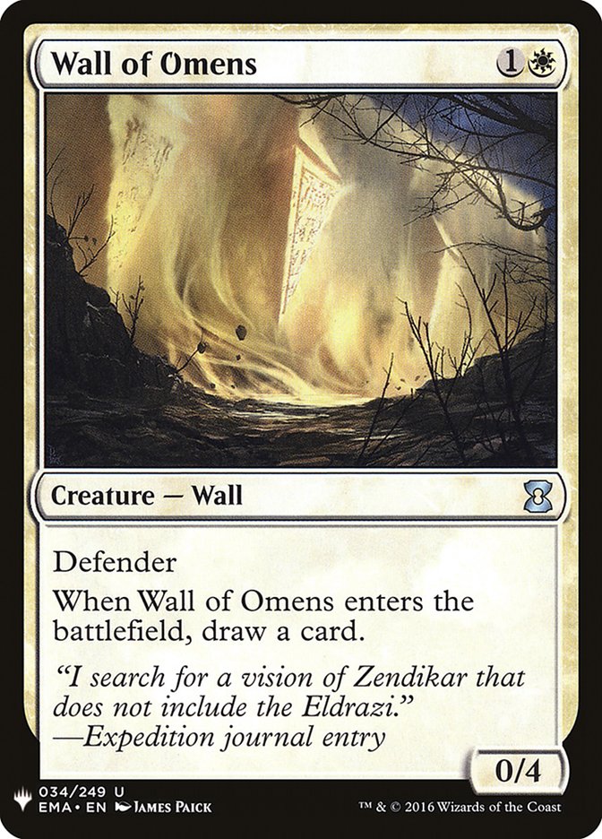 Wall of Omens [Mystery Booster] | Devastation Store