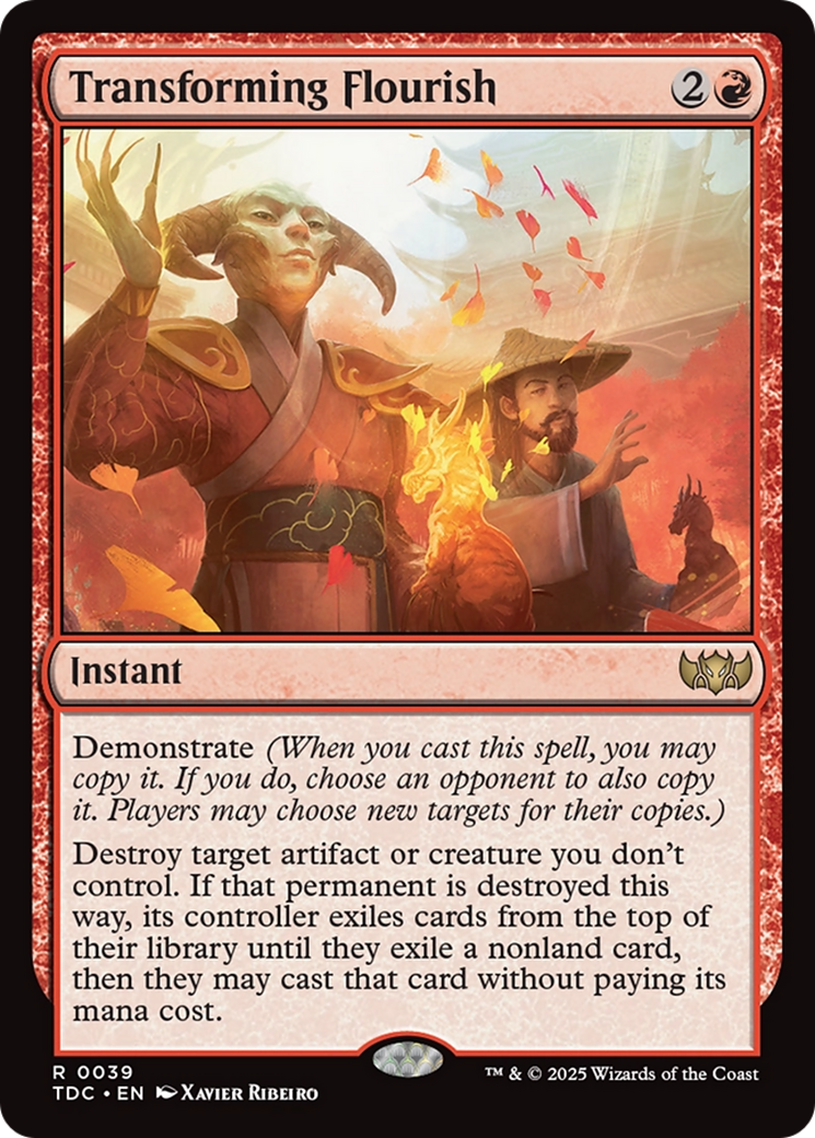 Transforming Flourish [Tarkir: Dragonstorm Commander] | Devastation Store