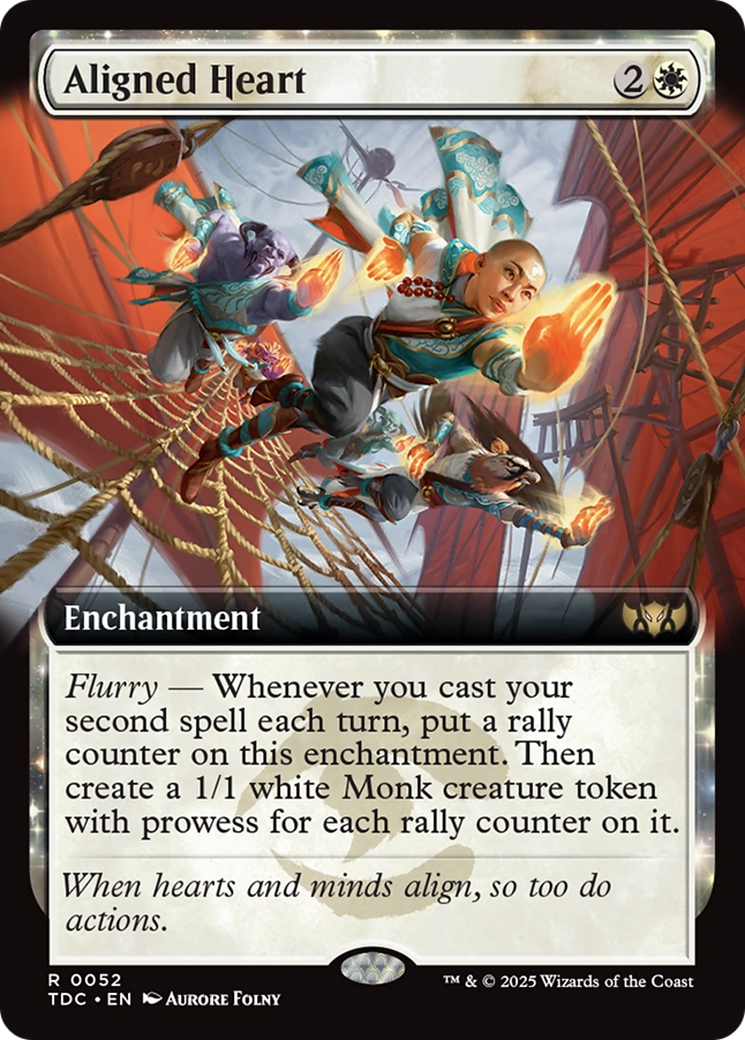 Aligned Heart (Extended Art) [Tarkir: Dragonstorm Commander] | Devastation Store