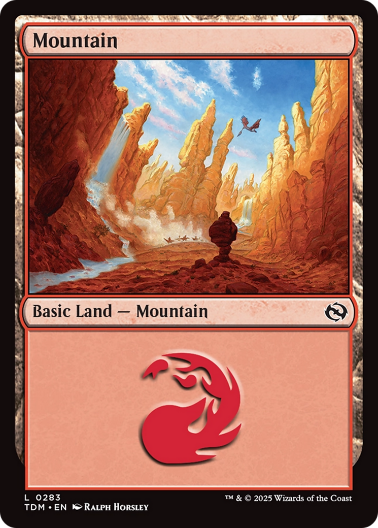 Mountain (0283) [Tarkir: Dragonstorm] | Devastation Store
