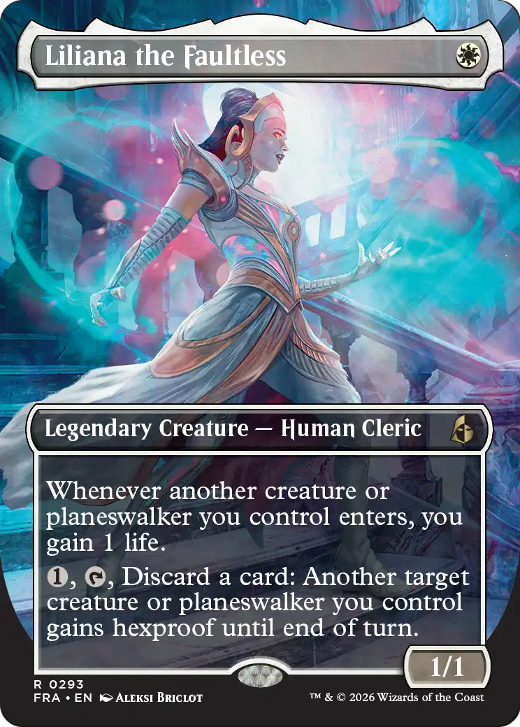 Liliana the Faultless (Borderless) [Reality Fracture] | Devastation Store