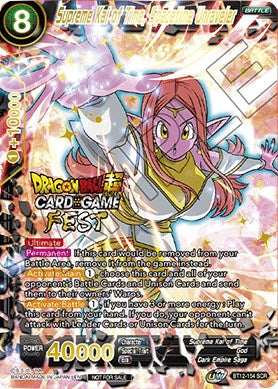 Supreme Kai of Time, Spacetime Unraveler (Card Game Fest 2022) (BT12-154) [Tournament Promotion Cards] | Devastation Store