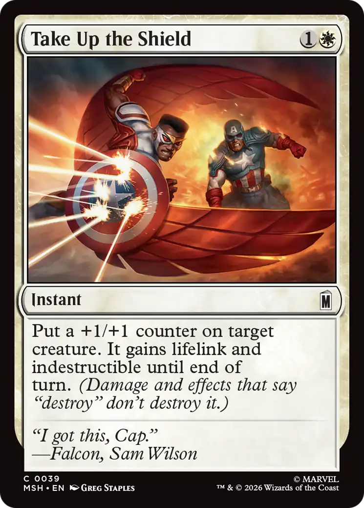 Take Up the Shield [Marvel Super Heroes] | Devastation Store