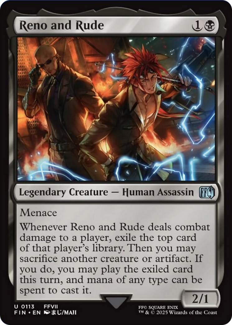 Reno and Rude [FINAL FANTASY] | Devastation Store