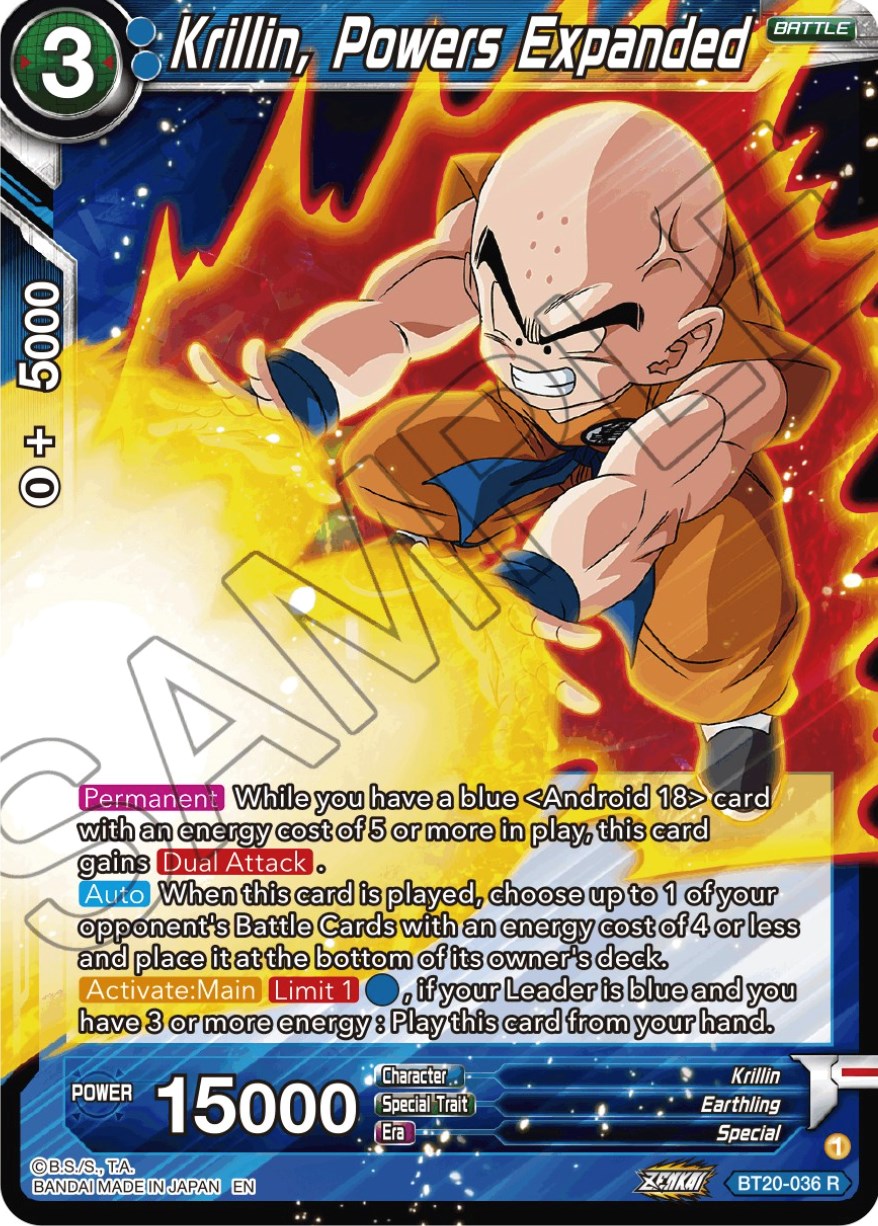 Krillin, Powers Expanded (BT20-036) [Power Absorbed] | Devastation Store