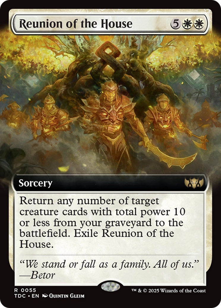 Reunion of the House (Extended Art) [Tarkir: Dragonstorm Commander] | Devastation Store