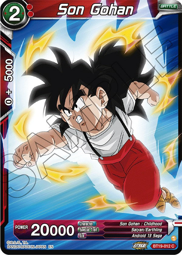 Son Gohan (BT19-012) [Fighter's Ambition] | Devastation Store