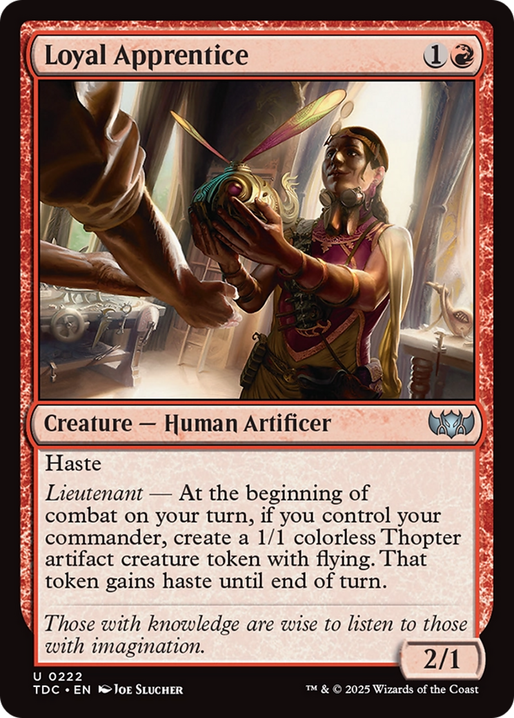 Loyal Apprentice [Tarkir: Dragonstorm Commander] | Devastation Store