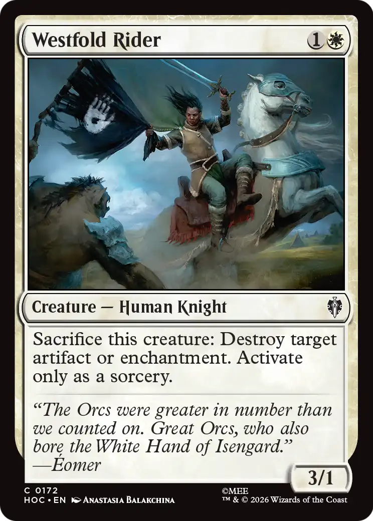 Westfold Rider [The Hobbit: Eternal-Legal] | Devastation Store
