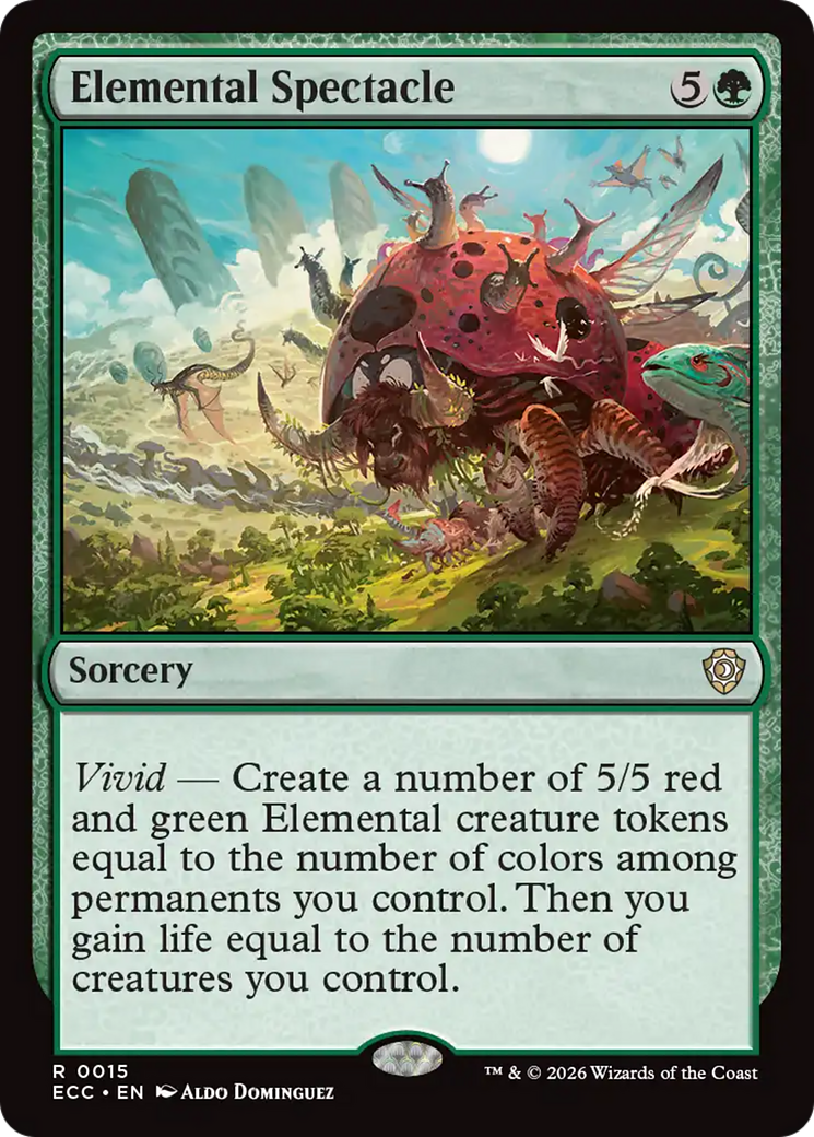 Elemental Spectacle [Lorwyn Eclipsed Commander] | Devastation Store