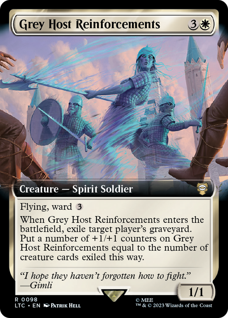 Grey Host Reinforcements (Extended Art) [The Lord of the Rings: Tales of Middle-Earth Commander] | Devastation Store