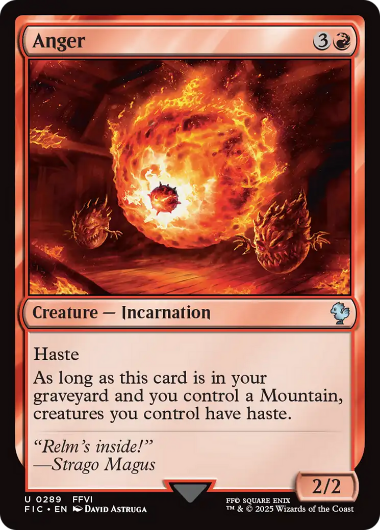 Anger [FINAL FANTASY Commander] | Devastation Store