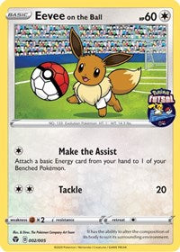 Eevee on the Ball (002/005) [Miscellaneous Cards] | Devastation Store