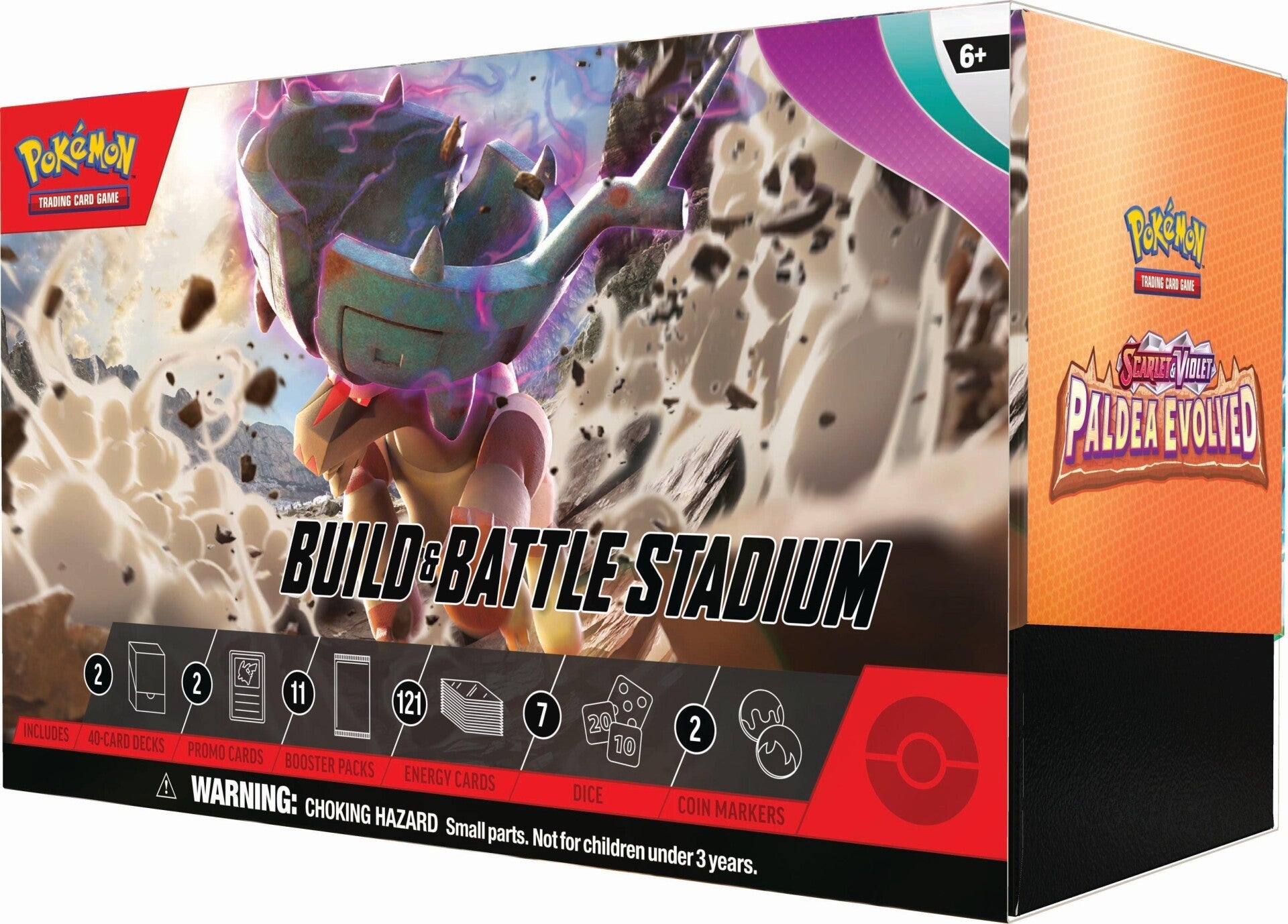 Scarlet & Violet: Paldea Evolved - Build & Battle Stadium | Devastation Store