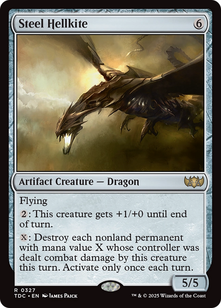 Steel Hellkite [Tarkir: Dragonstorm Commander] | Devastation Store