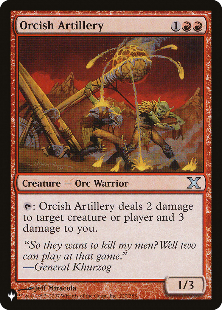 Orcish Artillery [The List] | Devastation Store