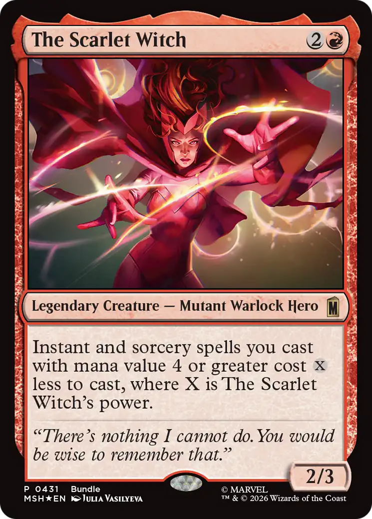 The Scarlet Witch (Bundle) [Marvel Super Heroes Promos] | Devastation Store
