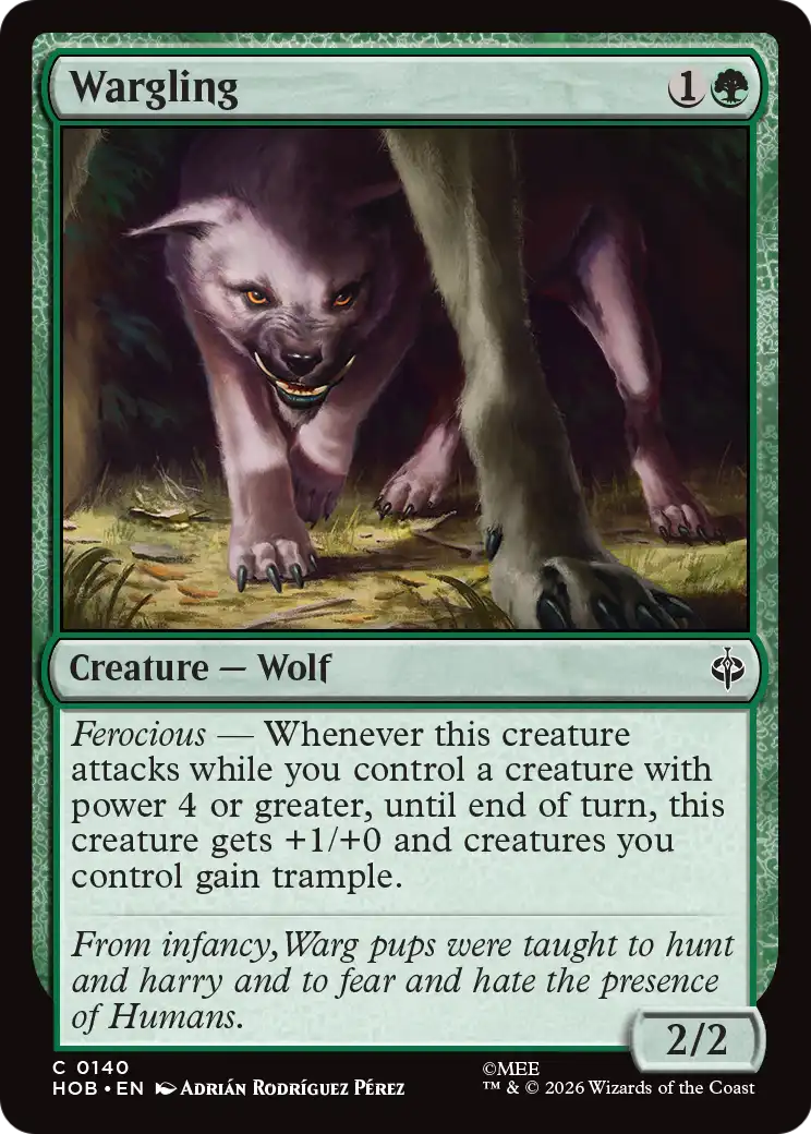 Wargling [The Hobbit] | Devastation Store