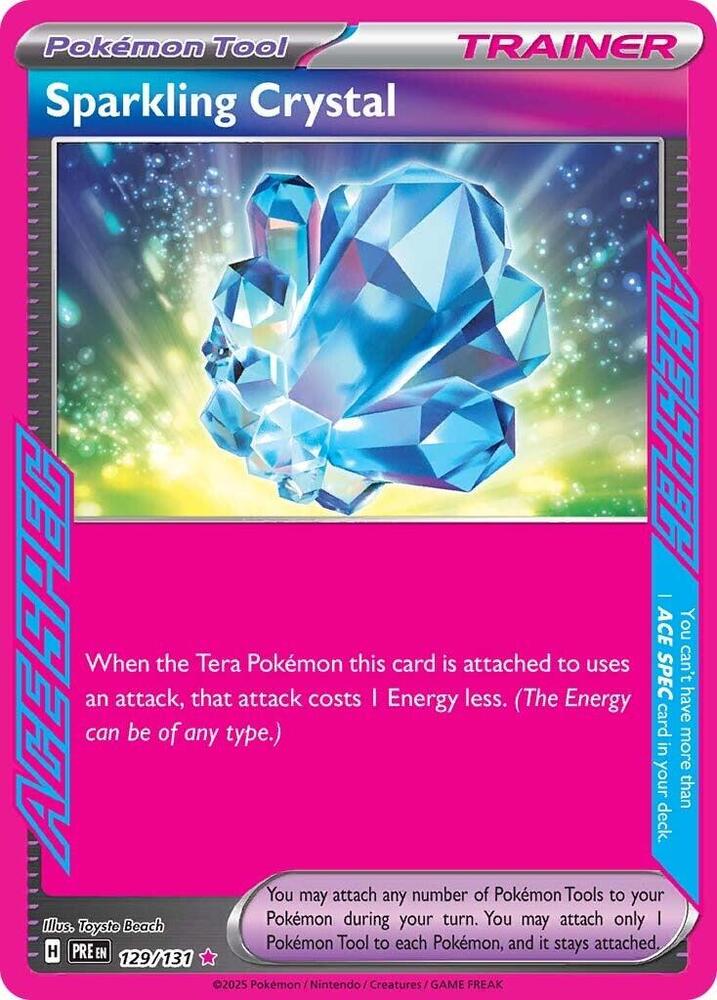 Sparkling Crystal (129/131) [Scarlet & Violet: Prismatic Evolutions] | Devastation Store