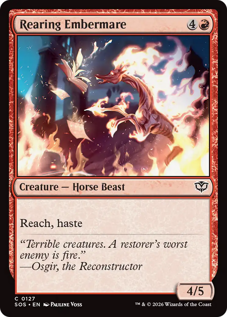 Rearing Embermare [Secrets of Strixhaven] | Devastation Store