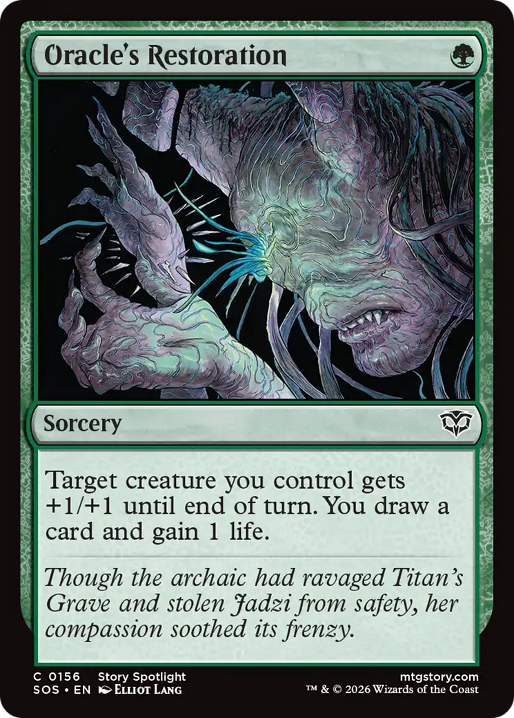 Oracle's Restoration [Secrets of Strixhaven] | Devastation Store