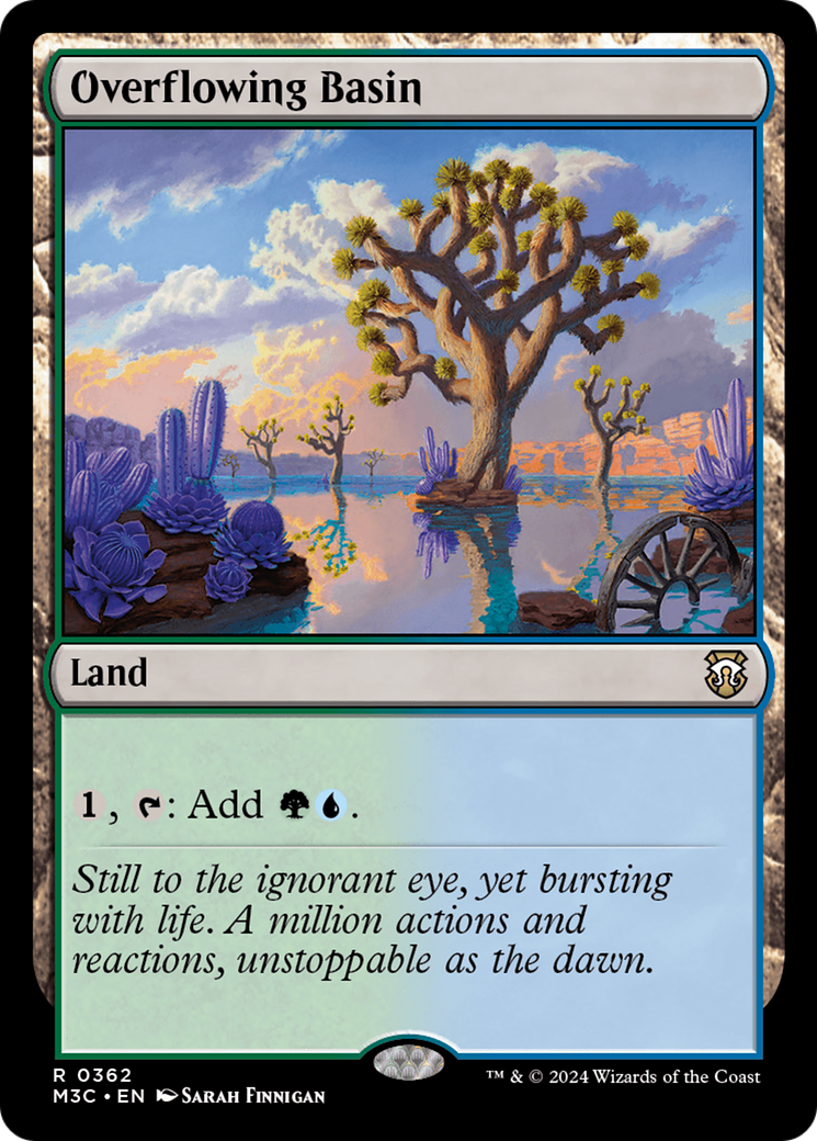 Overflowing Basin (Ripple Foil) [Modern Horizons 3 Commander] | Devastation Store