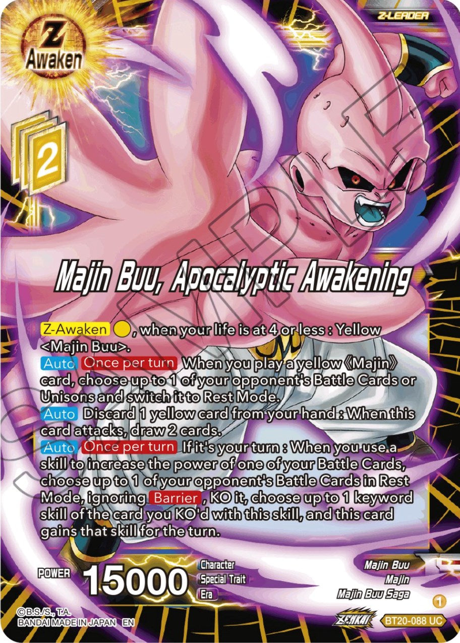 Majin Buu, Apocalyptic Awakening (BT20-088) [Power Absorbed] | Devastation Store