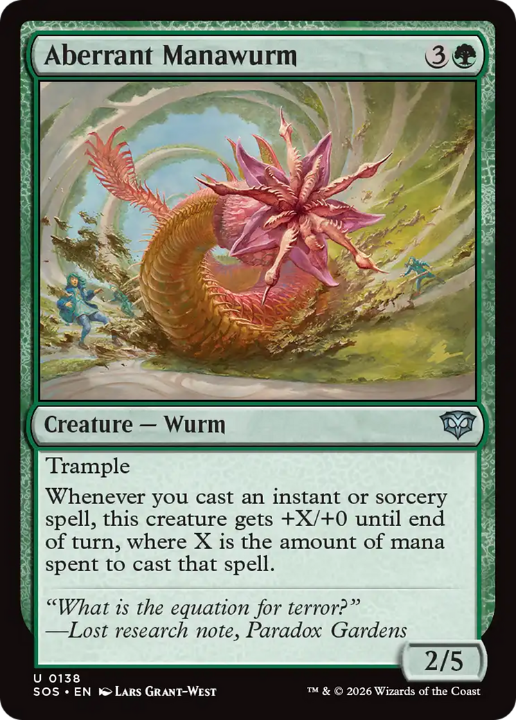 Aberrant Manawurm [Secrets of Strixhaven] | Devastation Store
