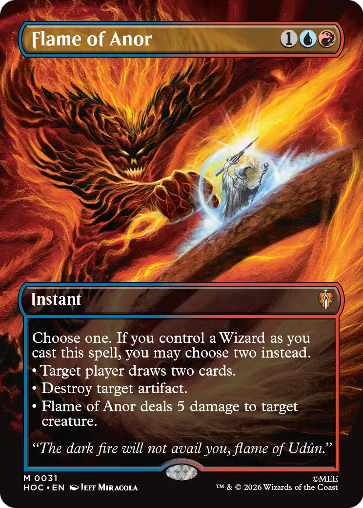 Flame of Anor (Borderless) [The Hobbit: Eternal-Legal] | Devastation Store